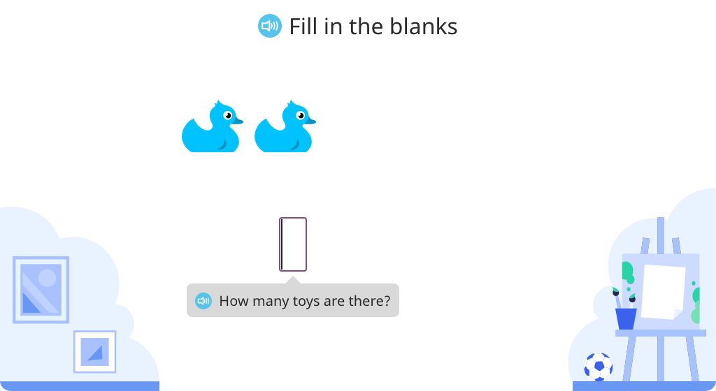 Solve addition equations to 5 based on a model