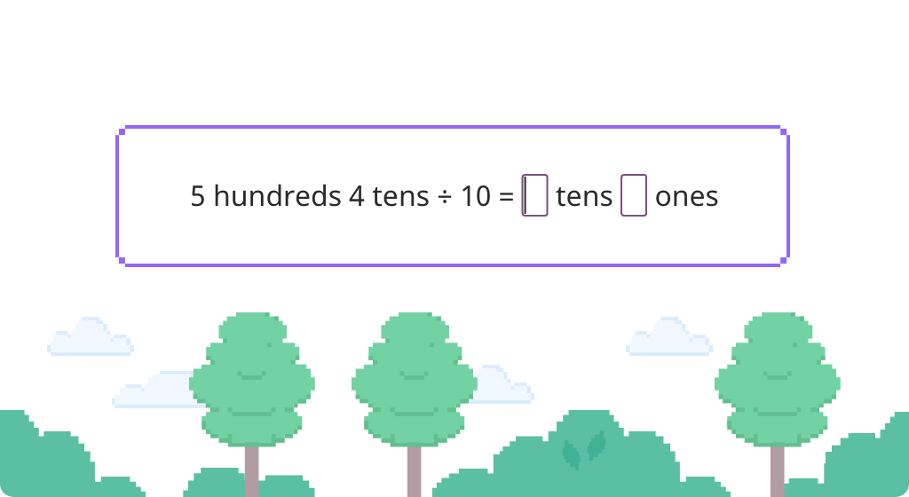 Solve division by 10 in unit form and number form