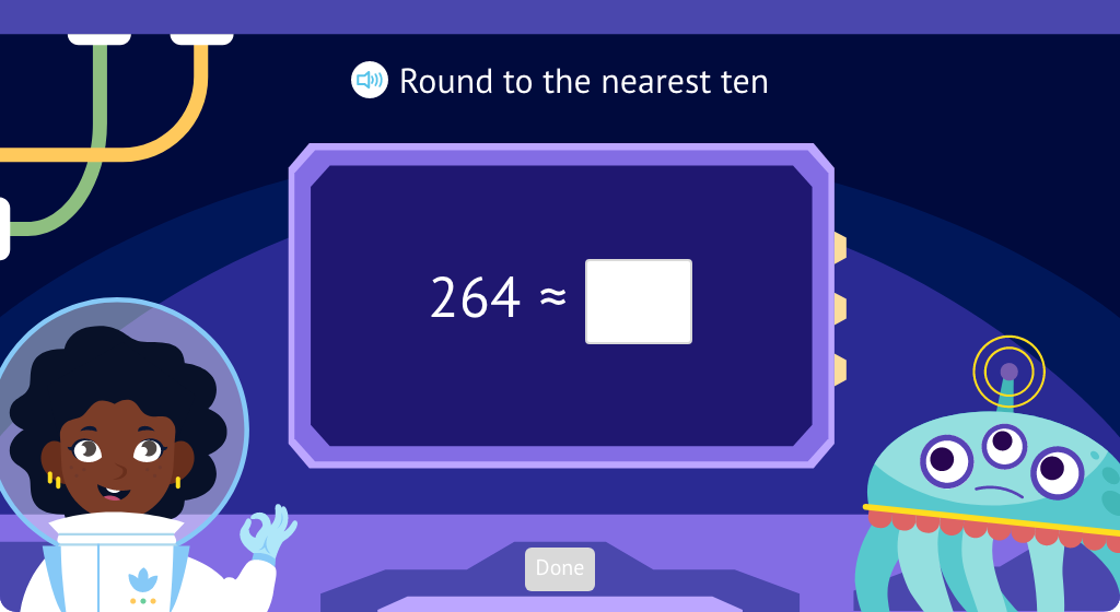 Round a given number to the nearest ten (Part 2)