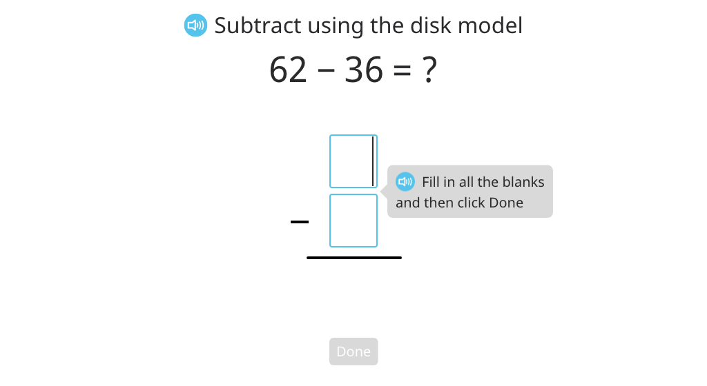 Solve subtraction problems with regrouping (Level 3)