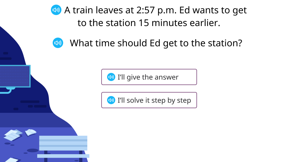 Calculate start time when the end time and time interval are known (Level 2)