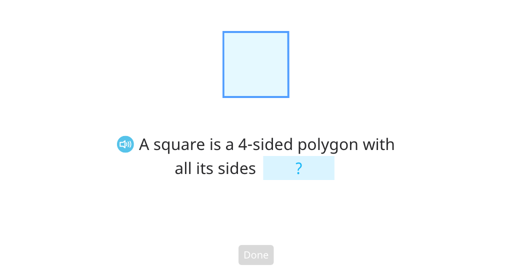 Explore attributes of a square