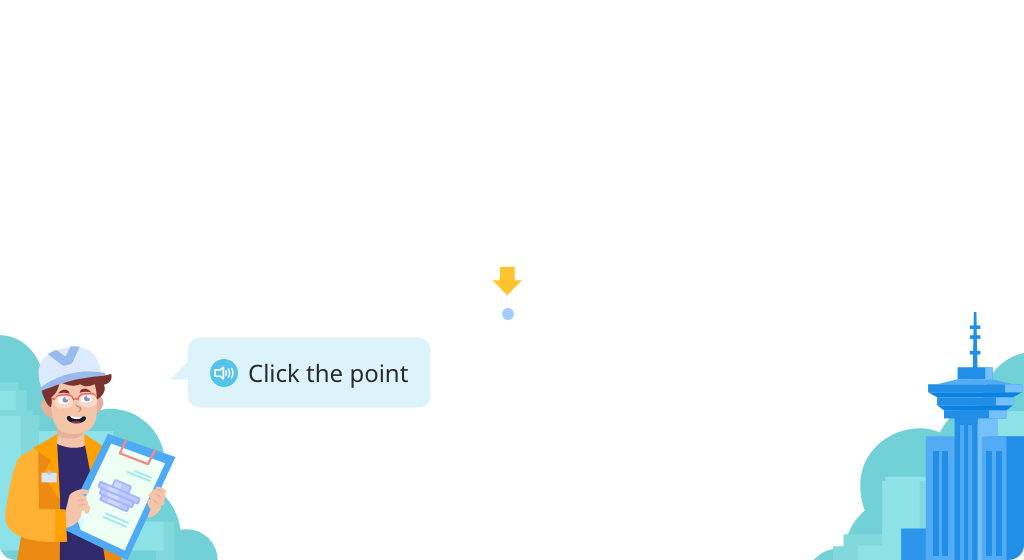 Identify and label points and line segments