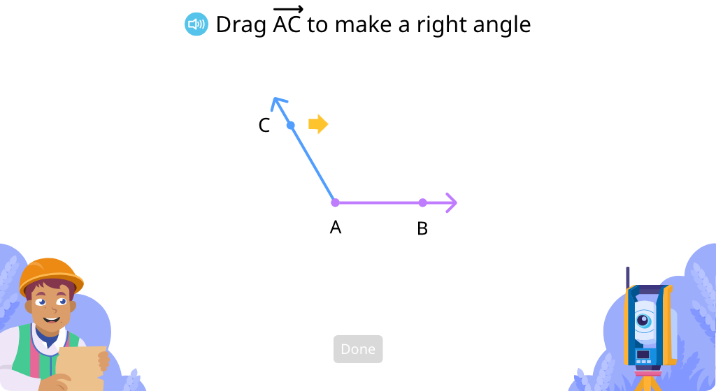 Identify the number of right angles in a polygon