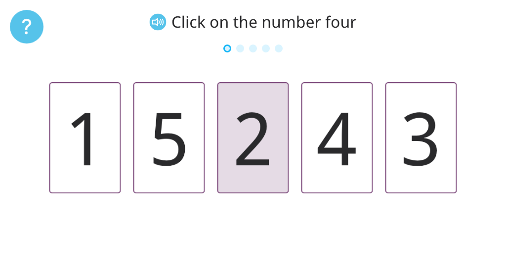 Exit ticket: Counting to 5