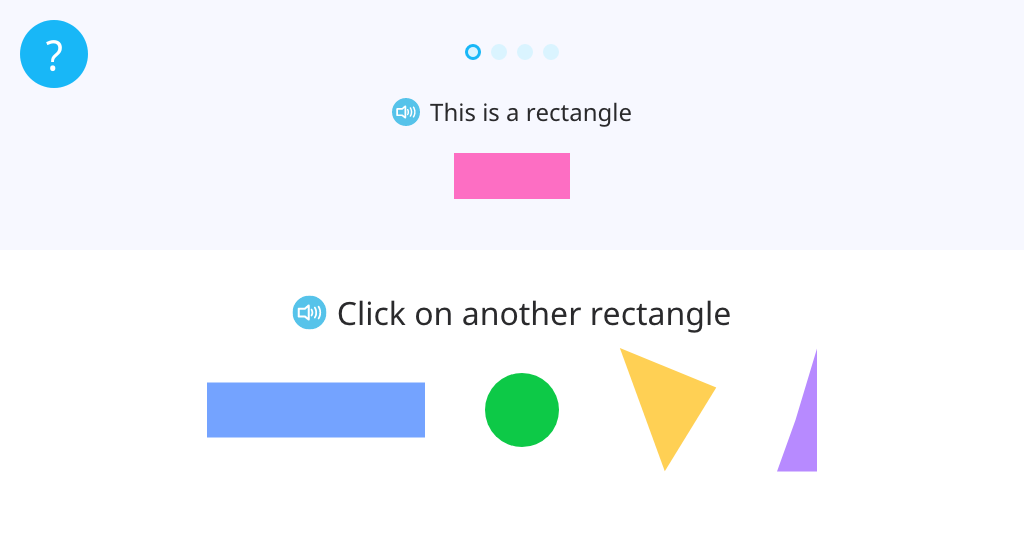Exit ticket: 2-D shapes and relative positions