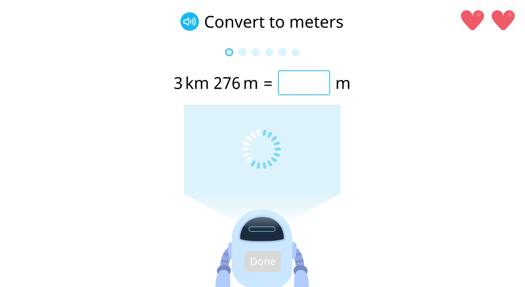 Convert measurements to meters (Level 2)