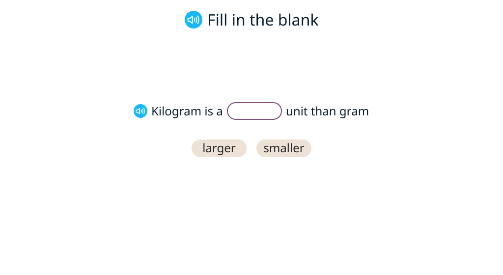 Explore units of mass