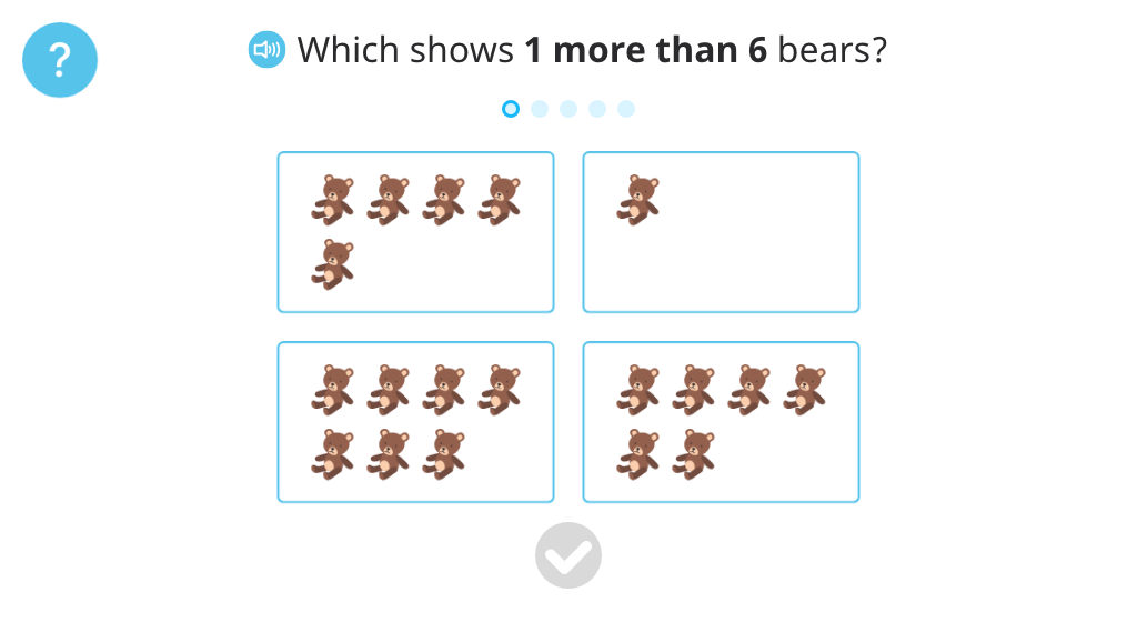 Exit ticket: 1 more and 1 less with numbers up to 10