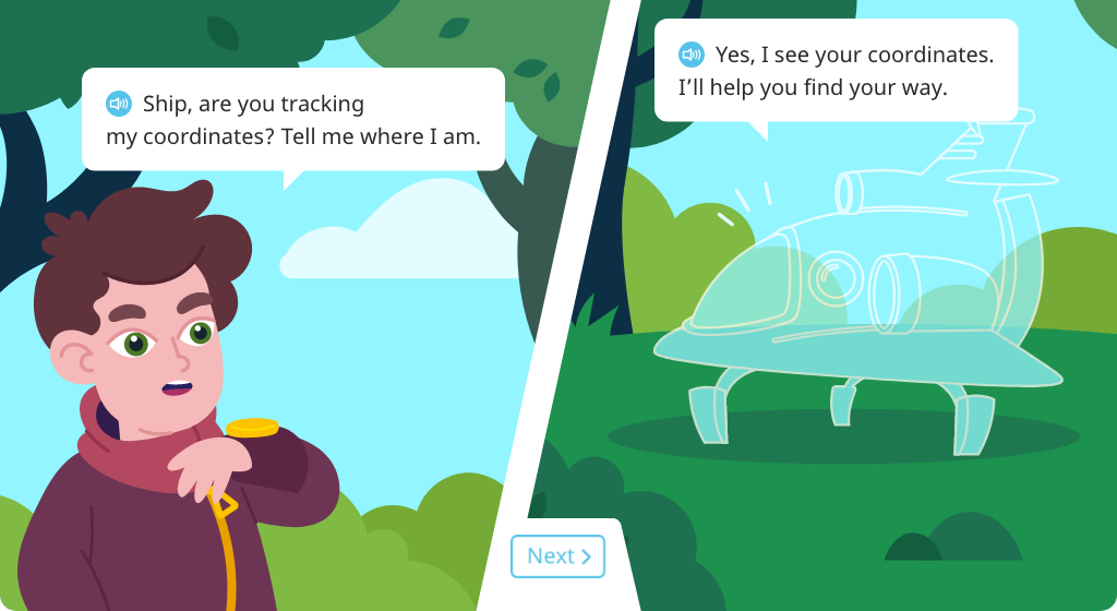 Explore coordinates on a plane (Level 1)