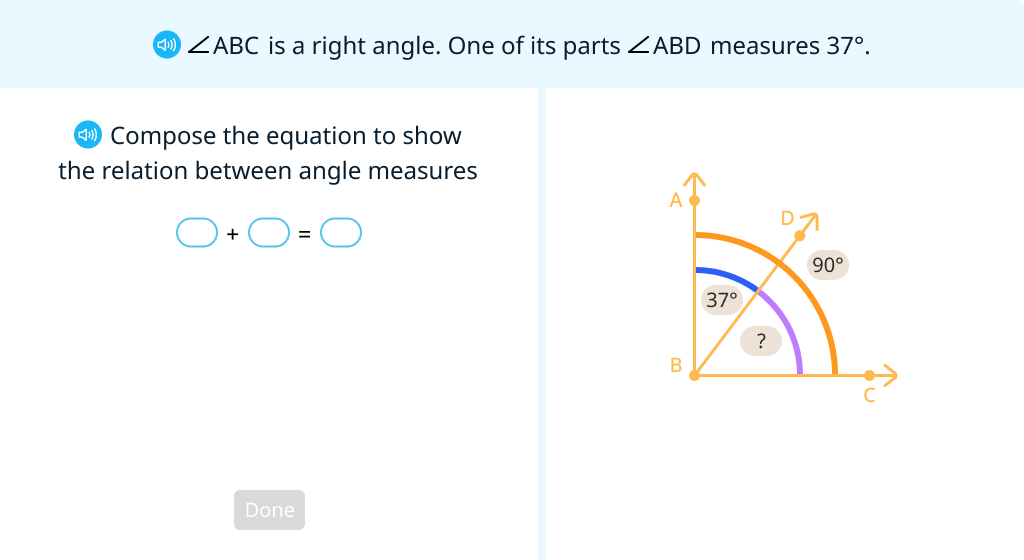 Solve problems with right angles