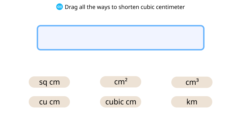 Explore cubic unit notation